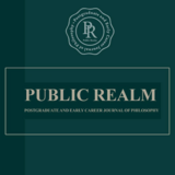 Εκδόθηκε το 1ο τεύχος του περιοδικού Public Realm ~ Postgraduate and Early Career Journal of Philosophy, του Εργαστηρίου Πολιτικής Φιλοσοφίας 