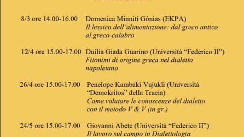 Seminario permanente di Dialettologia