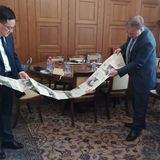 Συνάντηση αντιπροσωπείας του Πανεπιστημίου Guangdong με τον Κοσμήτορα της Φιλοσοφικής Σχολής του Ε.Κ.Π.Α.